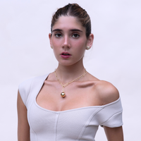 Mcharms Single Golden Orb Necklace Shop Necklaces at MCHARMS