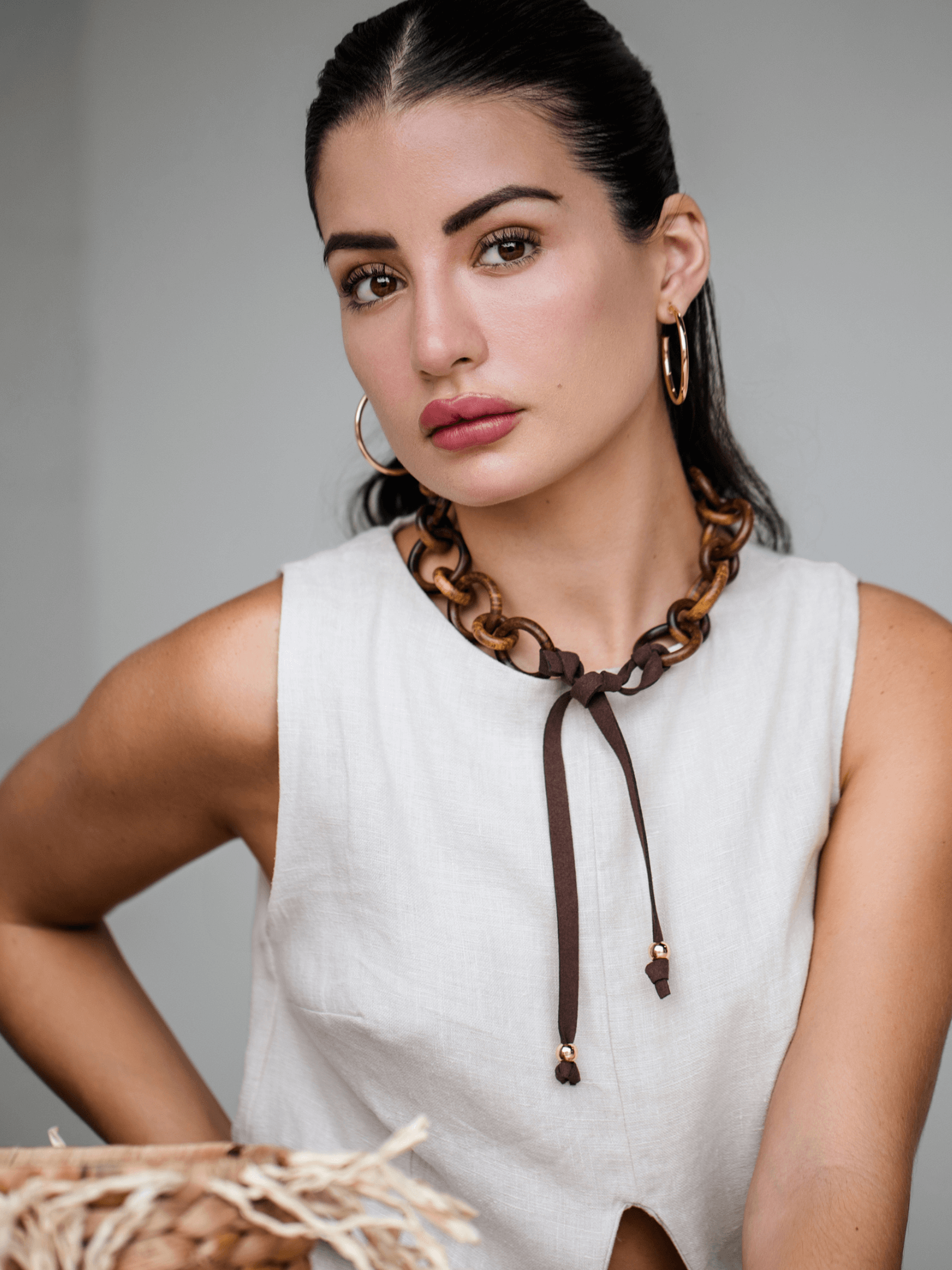 Wooden Chain Link Necklace | Trendy Jewelry Pieces - MCHARMS
