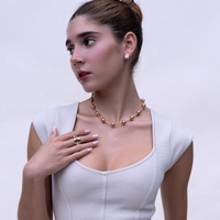 Golden Ball Choker Shop Jewelry at MCHARMS