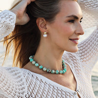 Shop Mcharms Ocean Jasper Gumball Necklace Jewelry Pieces