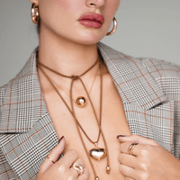 Sweetheart Leather Necklace