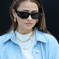 Donut Hoops Earrings - Gold & Silver