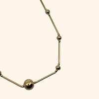 Gold Balls by the Yard Necklace