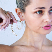 Pearl Statement Earrings Shop Jewelry at MCHARMS