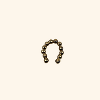 Gold Ball Cuff at MCHARMS shop earrings