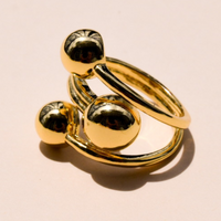 Mcharms Golden Ball Ring Shop Jewelry Pieces