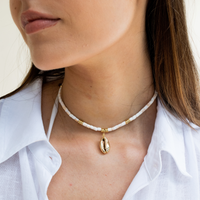 Shell Whispers Necklace Shop Summer Jewelry Collection at MCHARMS