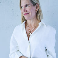 Pearl Charm Necklace Base Shop Trendy Necklaces at MCHARMS