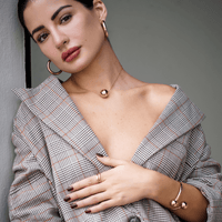 Single Golden Orb Choker Shop Jewelry at MCHARMS