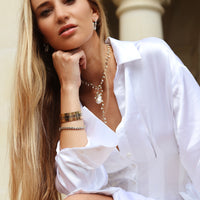 Lariat With Baroque Freshwater Pearl