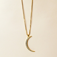 Crescent Moon Stack Shop Jewelry Mcharms Necklace