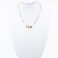 18 inches in length gold plated paper link chain with diamond letters. Choose 1 to 4 letters of your choice. Gold Necklace. Gold Necklaces. Diamond Initial Necklace. Diamond Initial Necklaces. Letter with cz detail. Handmade Jewelry. Miami Jewelry. Affordable Sustainable Jewelry. Affordable Prices. Jewellery. Jewelry stores.