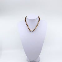 Wood Rosary Bead Chain With Freshwater Pearl I MCHARMS. Wood Rosary bead chain with a freshwater pearl. 17 inches in length. Wood Rosary Bead Chain With Freshwater Pearl amazon. Wood Rosary Bead Chain With Freshwater Pearl beads. Wood Rosary Bead Chain With Freshwater Pearl clasp. Wood Rosary Bead Chain With Freshwater Pearl boho necklace. Rosary Bead Chain boho jewelry.