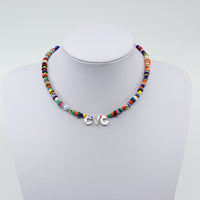 Sea Spray Monogram Necklace White Or Colorful I MCHARMS