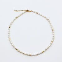 Tiny Pearl Necklace I MCHARMS