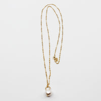 Delicate Pearl Necklace I MCHARMS