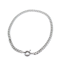 Mcharms Silver Cuban Link Chain Necklace Shop Jewelry at MCHARMS