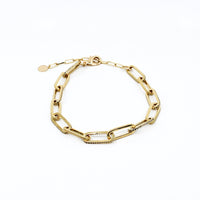 Iced Links I MCHARMS Brazilian gold plated large paper clip links set with cz along the edges. Can be worn as a choker or necklace and be adjusted shorter. 14 inches or 16 1/2 inches in length. Handmade Jewelry. Miami Jewelry. Affordable Sustainable Jewelry. Affordable Prices. Jewellery. Jewelry stores. Shop Jewelry. MCHARMS. Charms. Handcrafted Jewelry. Handmade Jewelry in Miami, FL, United States. Miami Jewelers. Miami based Jewelry. Miami-Based Jewelry. Customized. Jewelry stores near me.