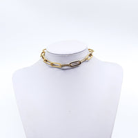 Iced Links I MCHARMS Brazilian gold plated large paper clip links set with cz along the edges. Can be worn as a choker or necklace and be adjusted shorter. 14 inches or 16 1/2 inches in length. Handmade Jewelry. Miami Jewelry. Affordable Sustainable Jewelry. Affordable Prices. Jewellery. Jewelry stores. Shop Jewelry. MCHARMS. Charms. Handcrafted Jewelry. Handmade Jewelry in Miami, FL, United States. Miami Jewelers. Miami based Jewelry. Miami-Based Jewelry. Customized. Jewelry stores near me.