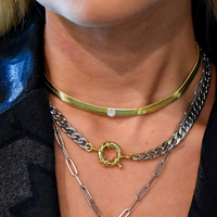 Mcharms Silver Cuban Link Chain Necklace Shop Jewelry at MCHARMS