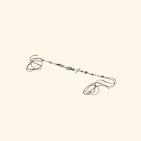 Pearl Cross and Shell Heart Bikini Belt