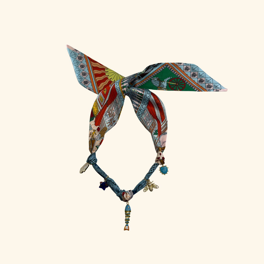 Jamaican Me Crazy Scarf Necklace