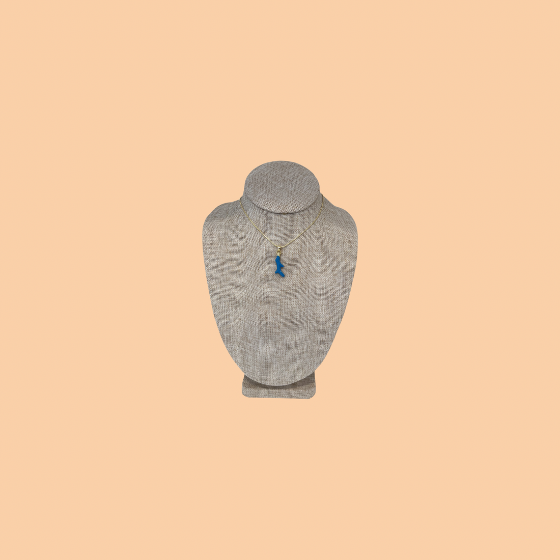 Blue Small Coral Charm
