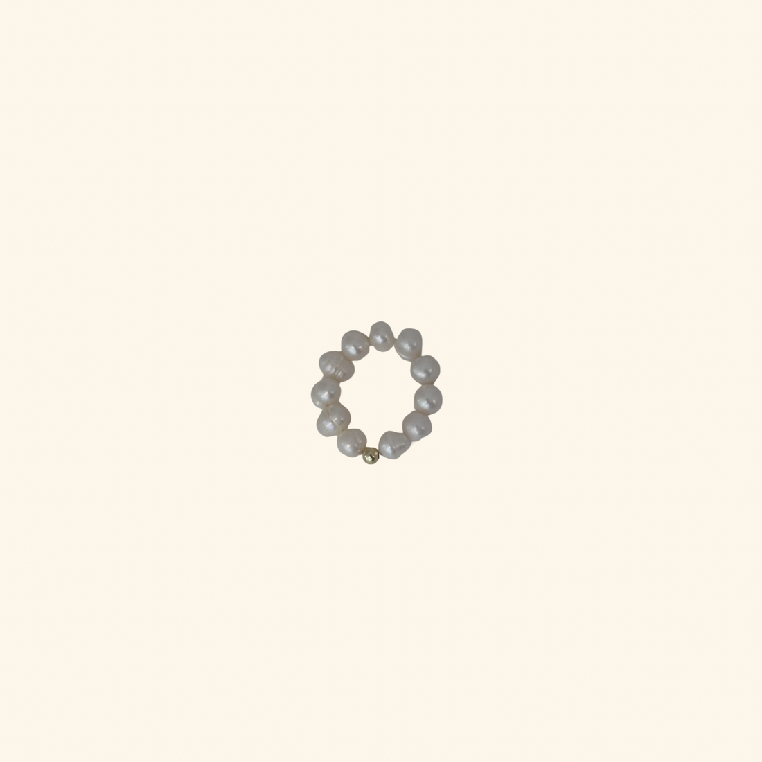 Big Pearl Stretch Ring