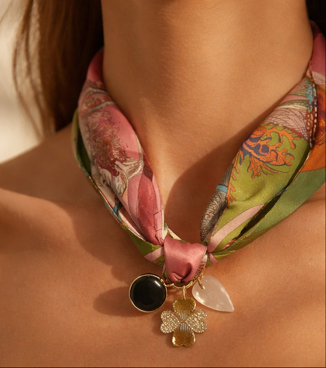 Wicked Amore Scarf Necklace