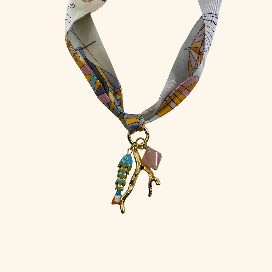 Charmé Méditerranée Scarf Necklace