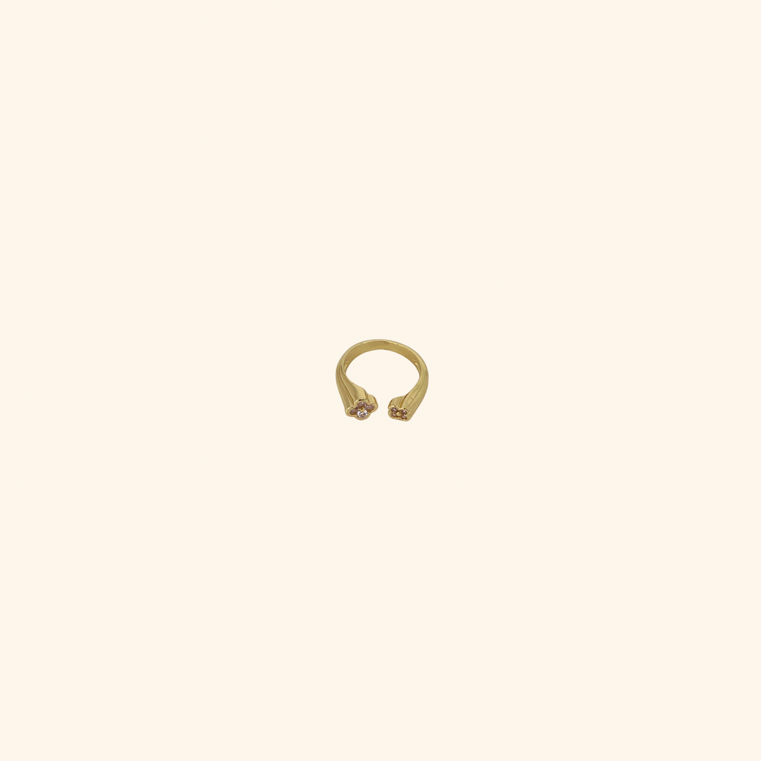 Twin Clover Ring