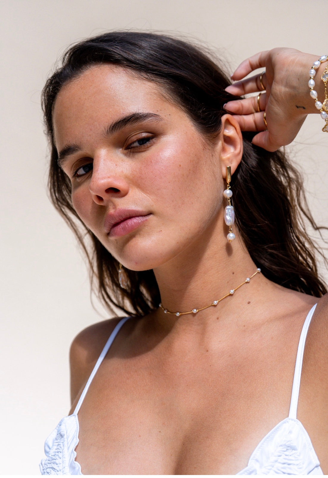 The Golden Summer Pearl Necklace