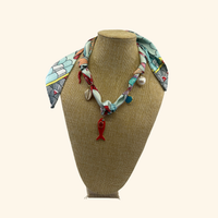 Pepper Oceana Scarf Necklace