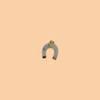 Mother of Pearl Horseshoe Charm
