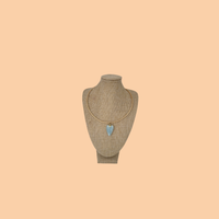Amazonite Heart Charm