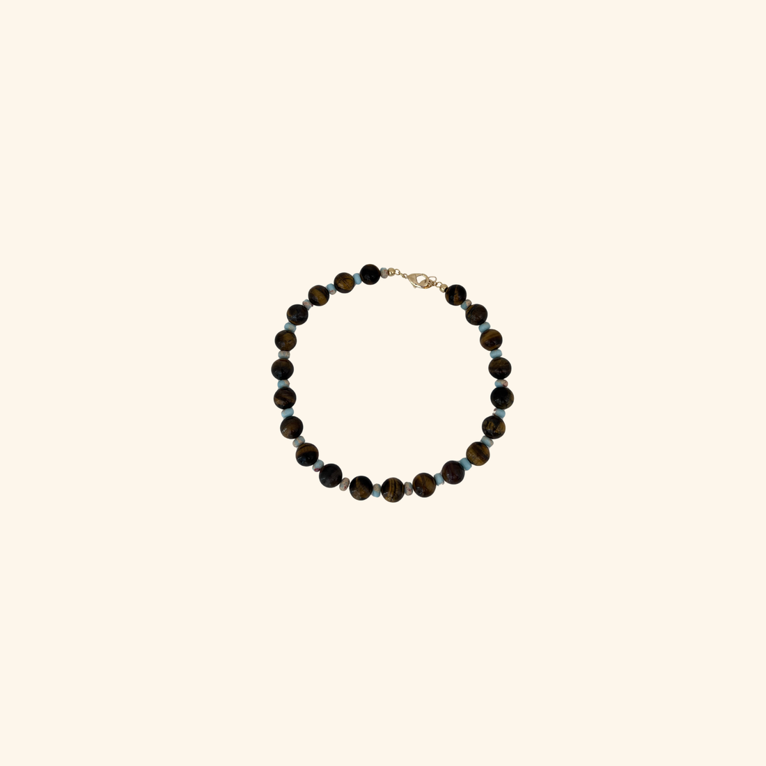 Tiger’s Eye Gumball Necklace