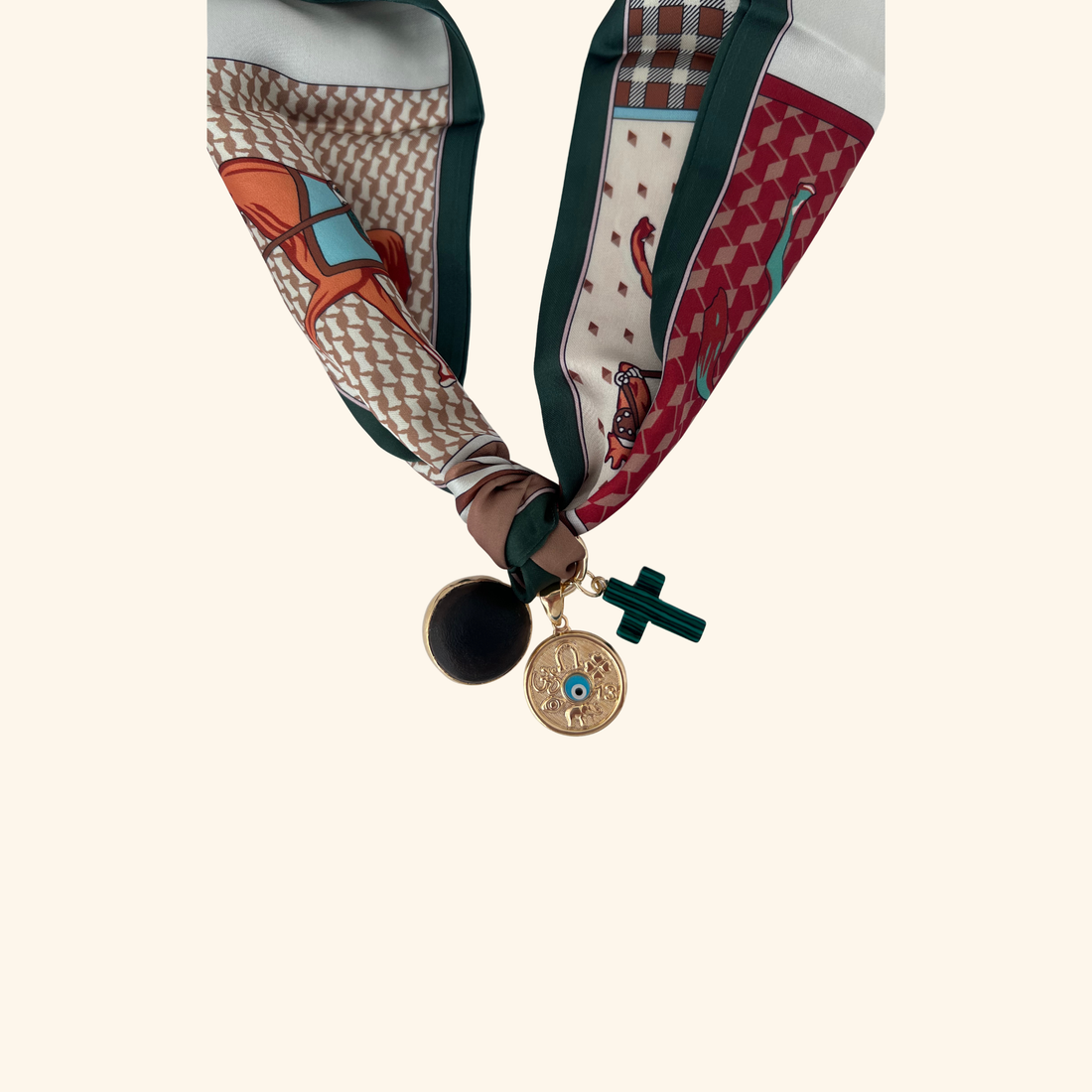 The Equestrian Scarf Necklace
