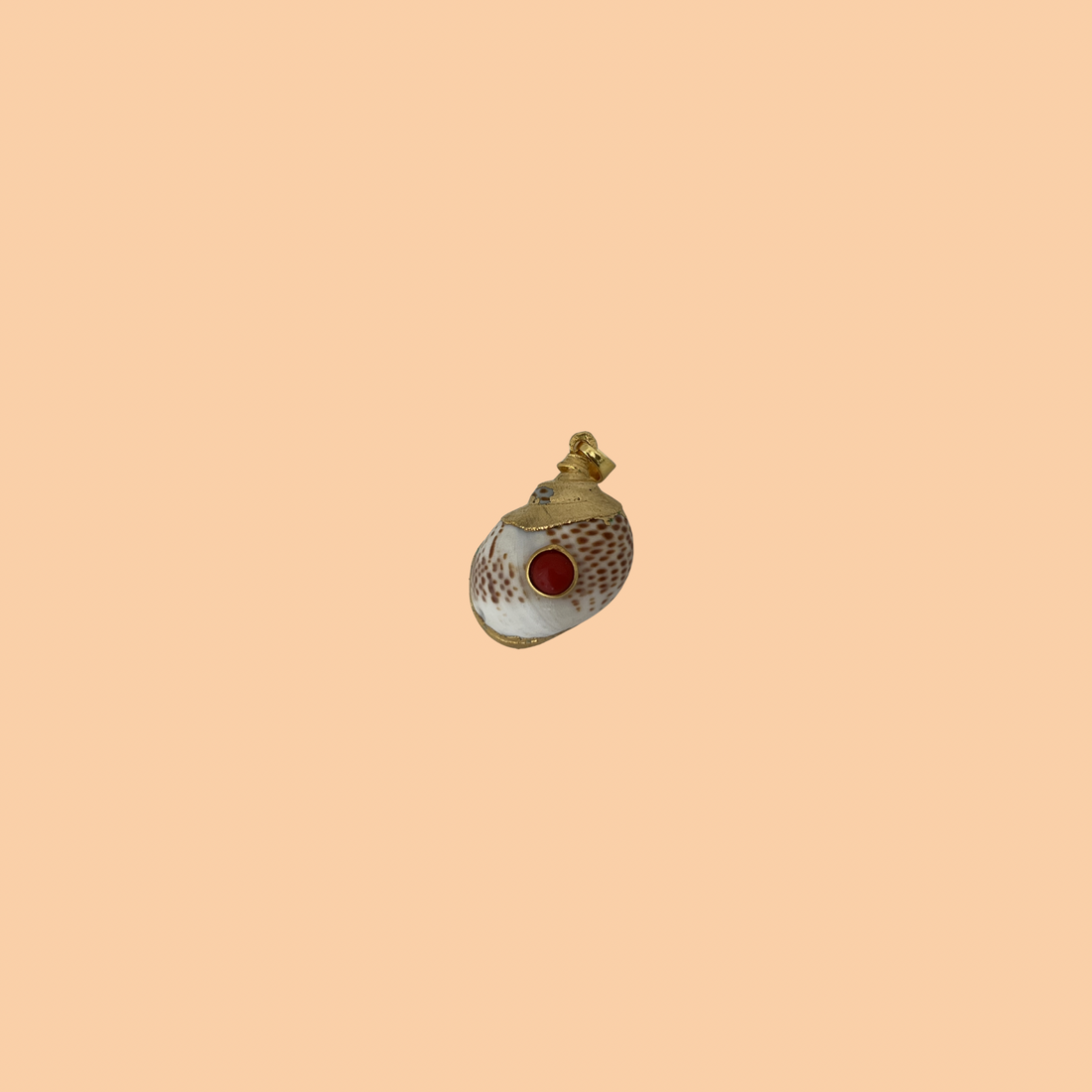 Coral Talisman Shell Charm
