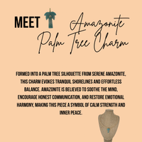 Amazonite Palm Tree Charm