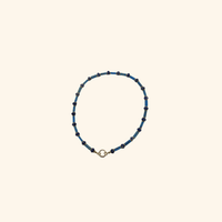 Costal Blue Beach Beads Necklace