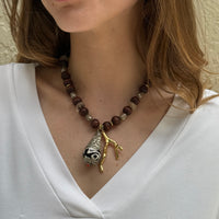 Wood Talisman Necklace