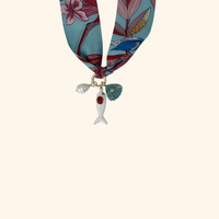 Bahama Breeze Scarf Necklace