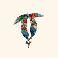 Poisson Rouge D’amour Scarf Necklace