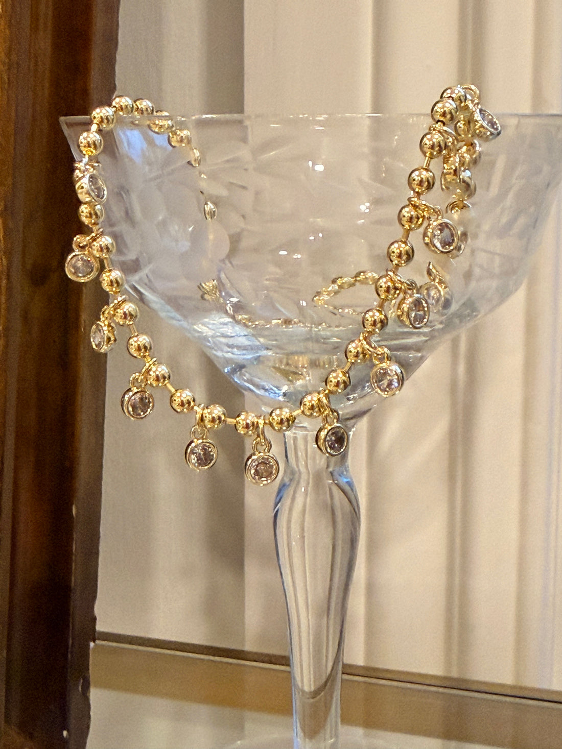Diamond drop Necklace