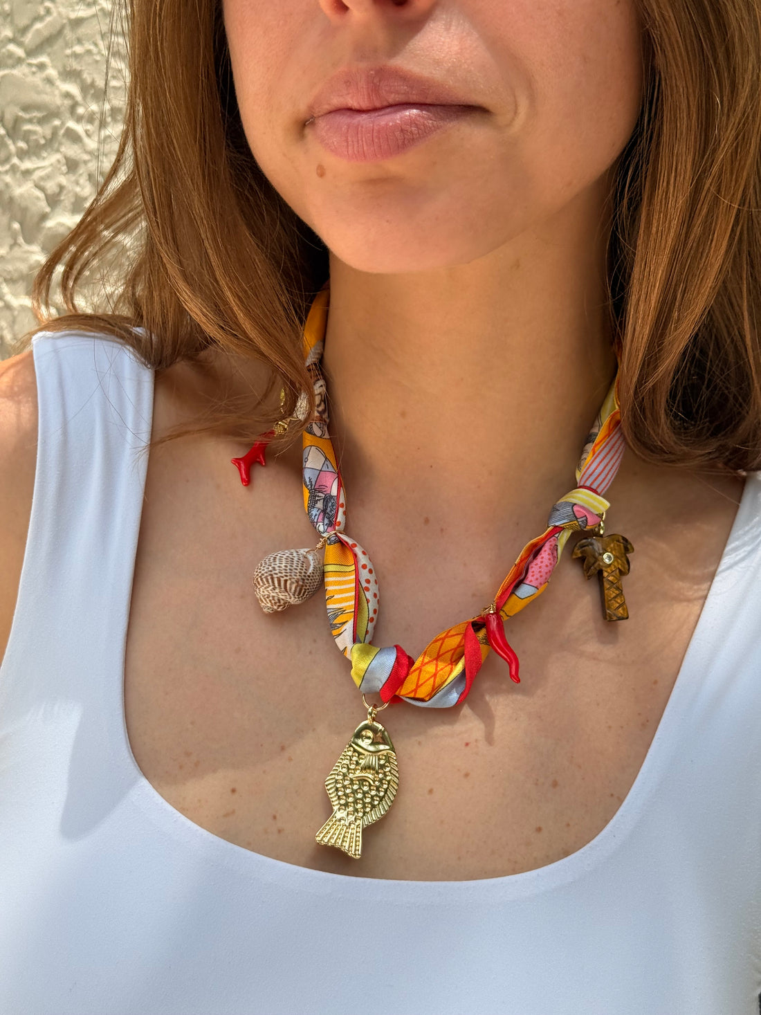 Charmé Méditerranée Scarf Necklace