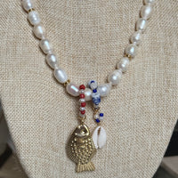 Americana Pearl Necklace