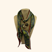 Charmed Eye Bandit Scarf Necklace
