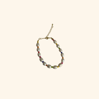 Pearls by the Rainbow Bracelet
