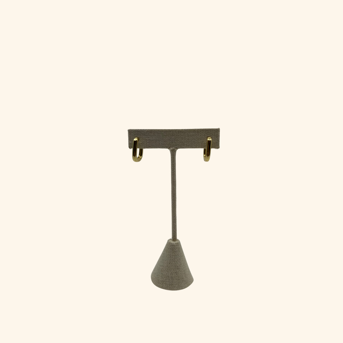 Rounded Square Hoop Earrings