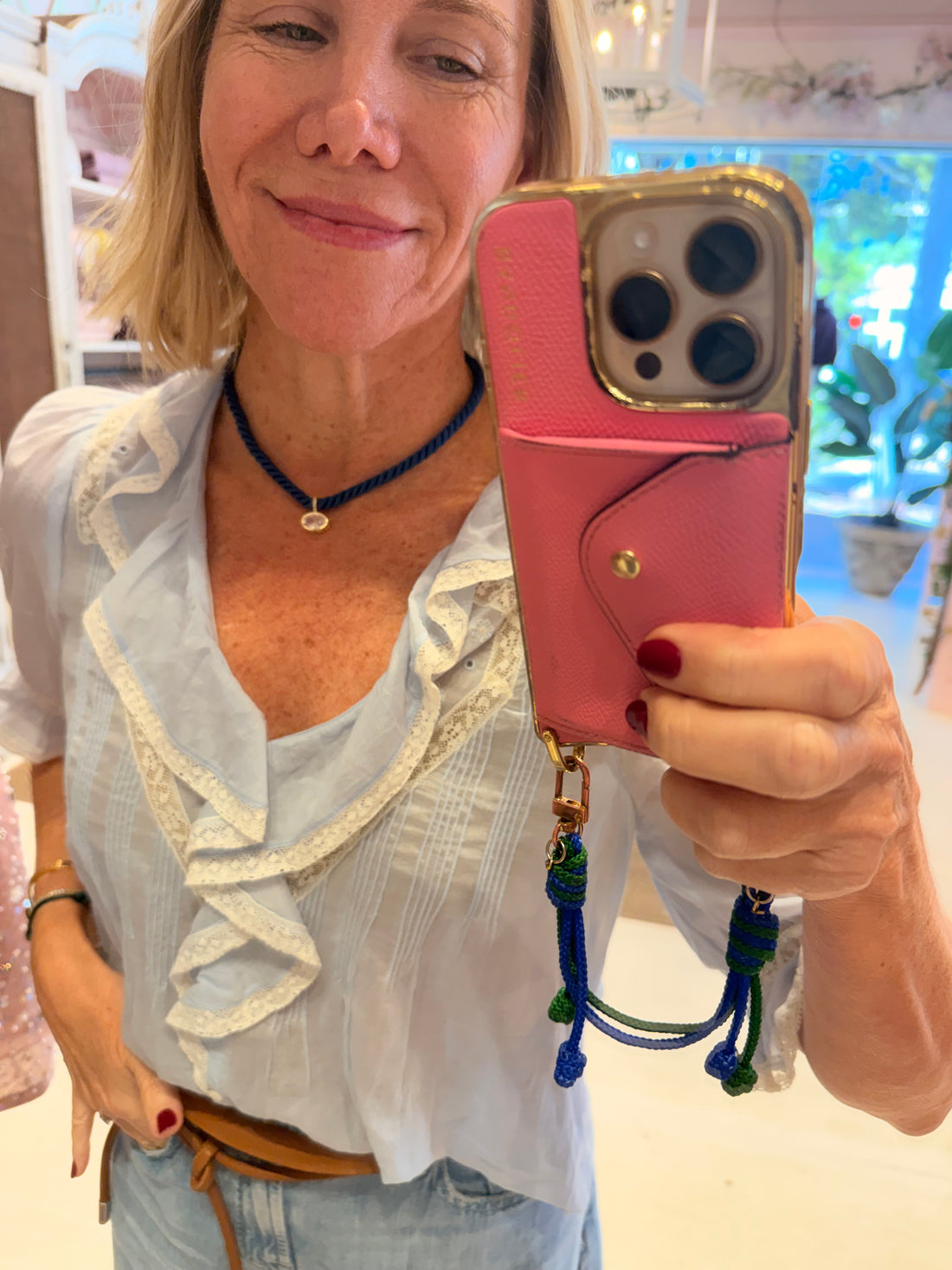 Indigo Rope Necklace